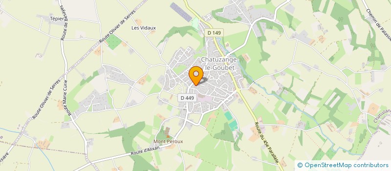 localisation de l'entreprise DPCE  CHATUZANGE-LE-GOUBET