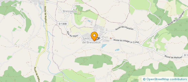 localisation de l'entreprise DPCI  SAINT-PIERRE-DE-BRESSIEUX