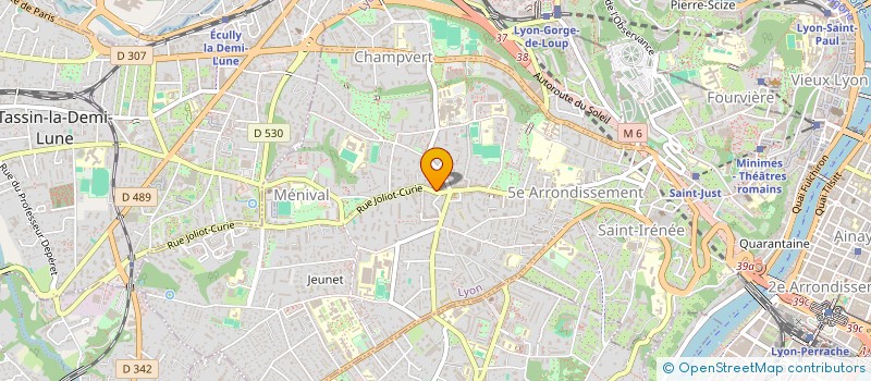 localisation de l'entreprise DPCL  LYON