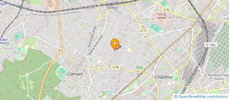 localisation de l'entreprise DPCOM à CLAMART