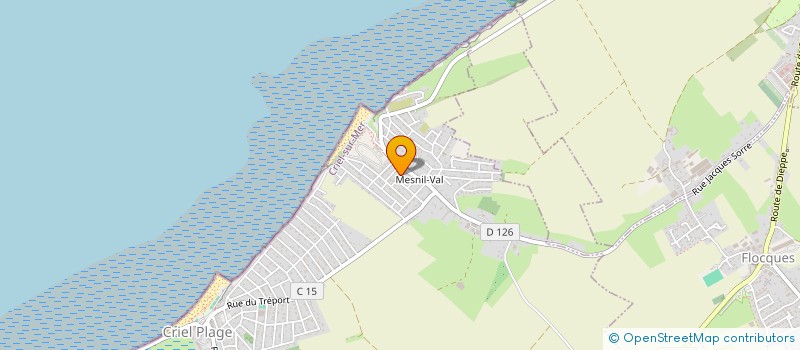 localisation de l'entreprise DPCRIEL  CRIEL-SUR-MER