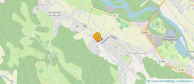 localisation de l'entreprise DPCS CONSULTING  ARTIGUELOUVE