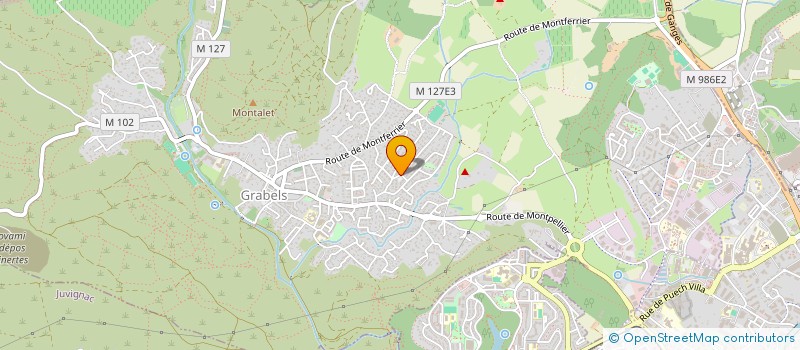 localisation de l'entreprise DPCS HABITAT  GRABELS