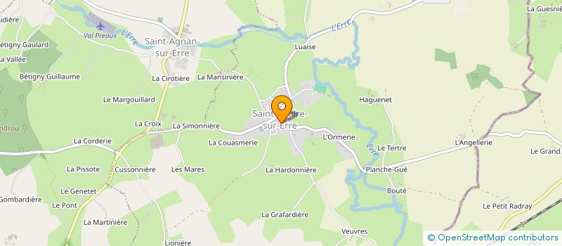 localisation de l'entreprise DPCSI-20 à SAINT-HILAIRE-SUR-ERRE