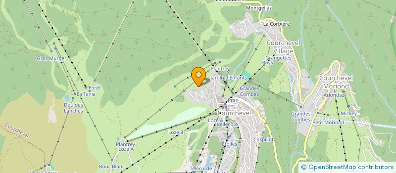 localisation de l'entreprise DPD à COURCHEVEL