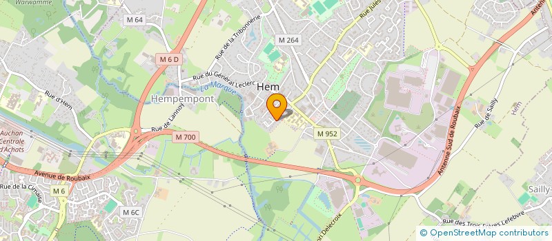 localisation de l'entreprise DPDB  HEM