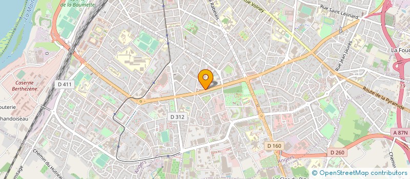 localisation de l'entreprise DPDG CASSINI à ANGERS