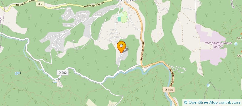 localisation de l'entreprise DPE 83  MEOUNES-LES-MONTRIEUX