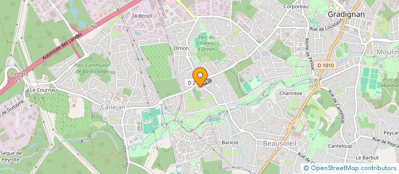 localisation de l'entreprise DPE HOLDING  GRADIGNAN