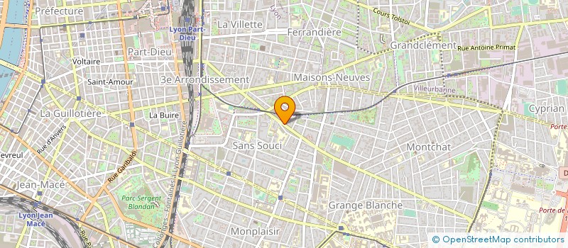 localisation de l'entreprise DPE PROPRETE à LYON