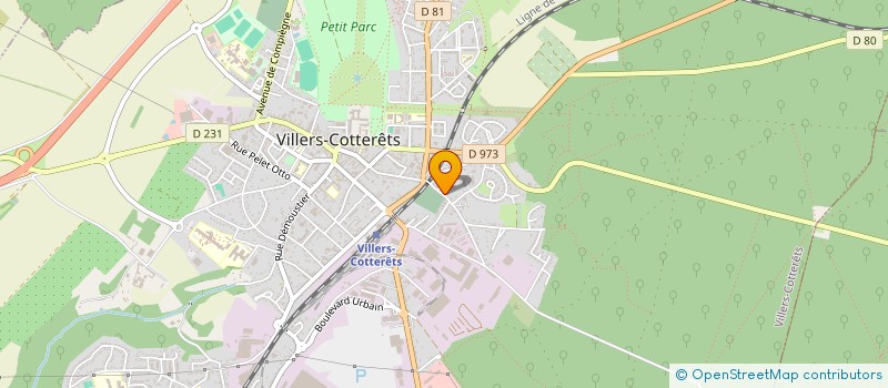localisation de l'entreprise DPE SARL à VILLERS-COTTERETS