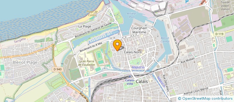 localisation de l'entreprise DPEM CALAIS  CALAIS