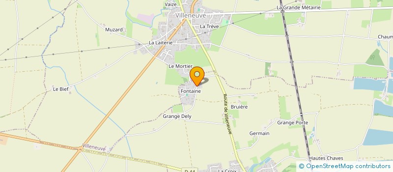 localisation de l'entreprise DPES ELEC à SAVIGNEUX