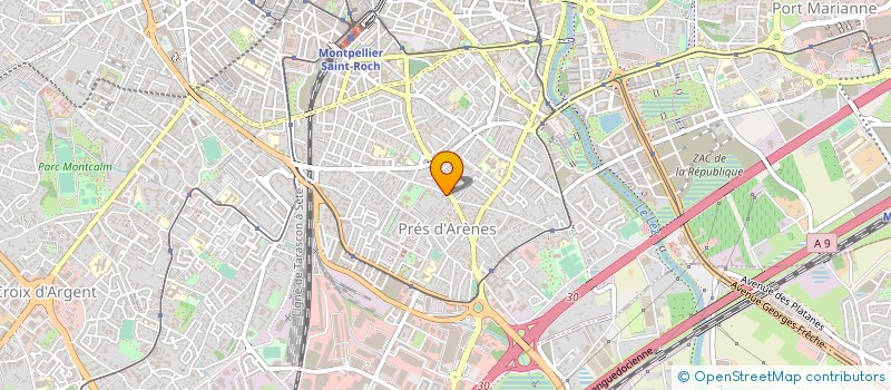 localisation de l'entreprise DPEXPRESS à MONTPELLIER