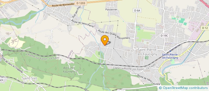 localisation de l'entreprise DPF à SAINT-PIERRE-EN-FAUCIGNY