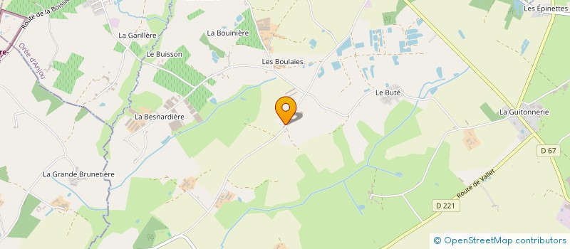 localisation de l'entreprise DPF à MONTREVAULT-SUR-EVRE