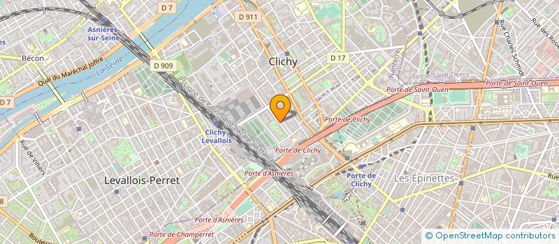 localisation de l'entreprise DPF SCANN à CLICHY