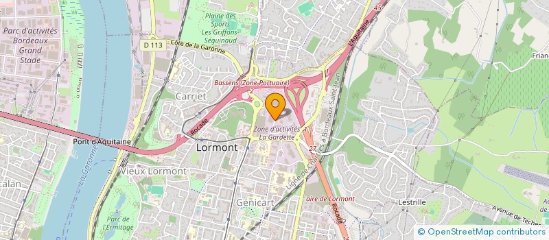 localisation de l'entreprise DPG  LORMONT