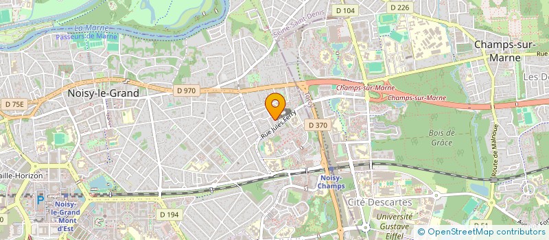 localisation de l'entreprise DPG  NOISY-LE-GRAND
