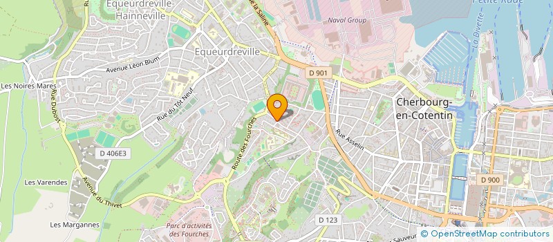localisation de l'entreprise DPG à CHERBOURG-EN-COTENTIN