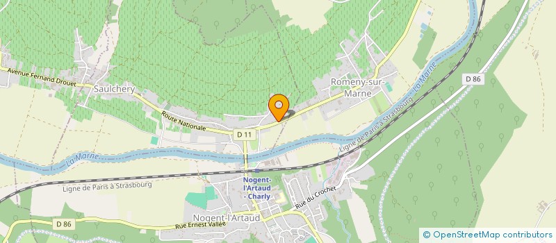 localisation de l'entreprise DPG  ROMENY-SUR-MARNE