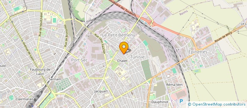 localisation de l'entreprise DPG INVEST  BETHENY