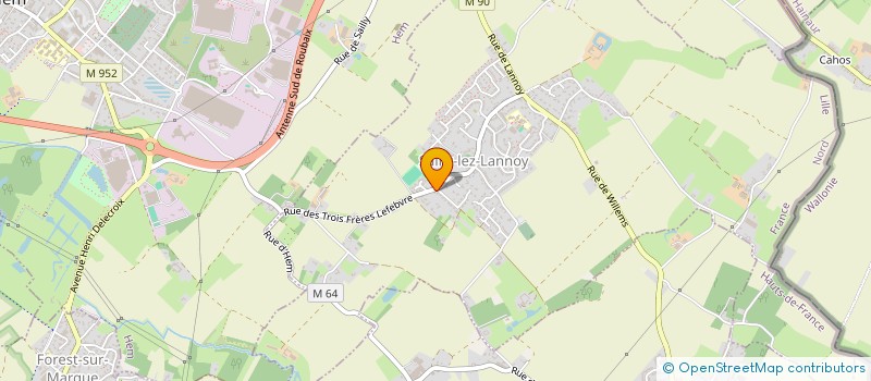 localisation de l'entreprise DPGO  SAILLY-LEZ-LANNOY