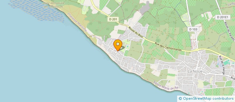 localisation de l'entreprise DPH  SAINTE-MARIE-DE-RE