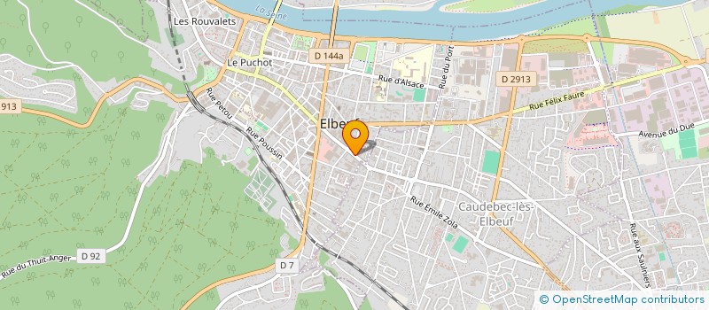 localisation de l'entreprise DPH BATIMENT  ELBEUF