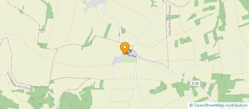 localisation de l'entreprise DPH DIFFUSION à THORIGNY-SUR-OREUSE