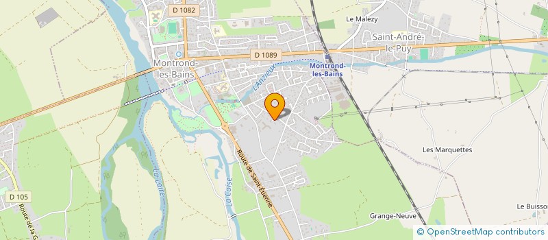 localisation de l'entreprise DPH GROUPE  MONTROND-LES-BAINS