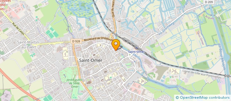 localisation de l'entreprise DPH INVEST  SAINT-OMER