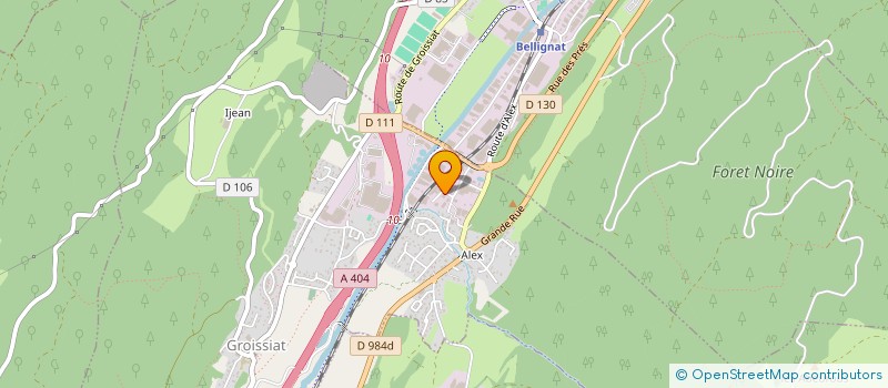 localisation de l'entreprise DPH MOULES à GROISSIAT