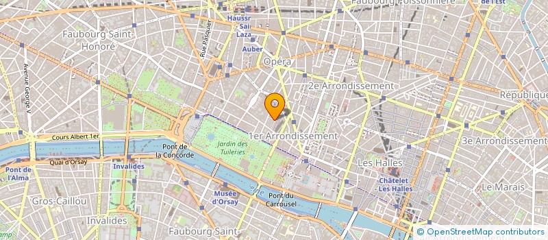 localisation de l'entreprise DPH SARL à PARIS