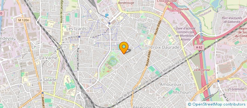 localisation de l'entreprise DPHA SAINTE CECILE à TOULOUSE