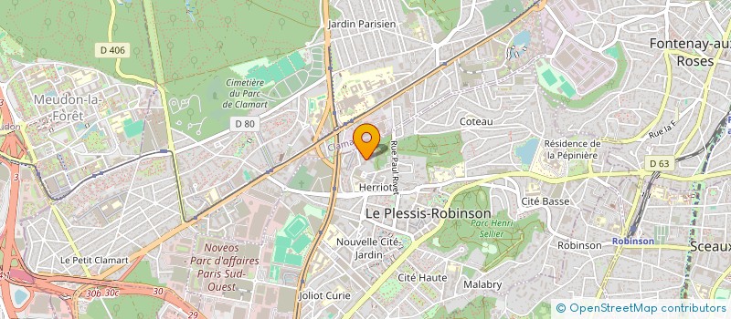 localisation de l'entreprise DPHI ET FILS à LE PLESSIS-ROBINSON