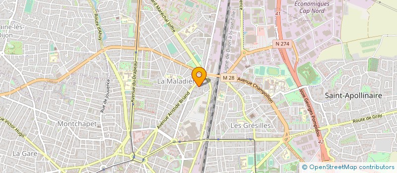 localisation de l'entreprise DPI à DIJON