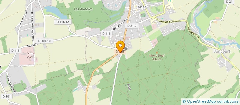 localisation de l'entreprise DPI à ANET