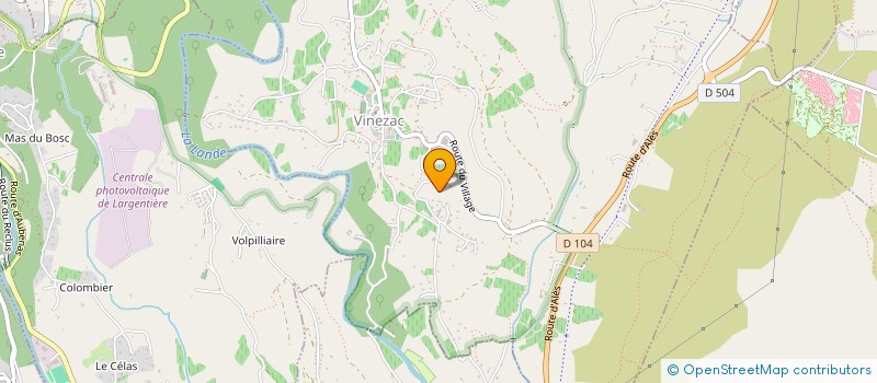 localisation de l'entreprise DPI - ELEC EURL  VINEZAC