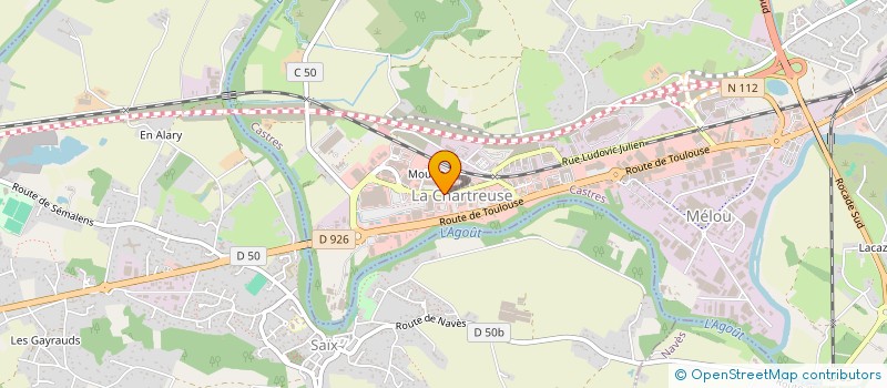 localisation de l'entreprise DPI IMMOBILIER  CASTRES