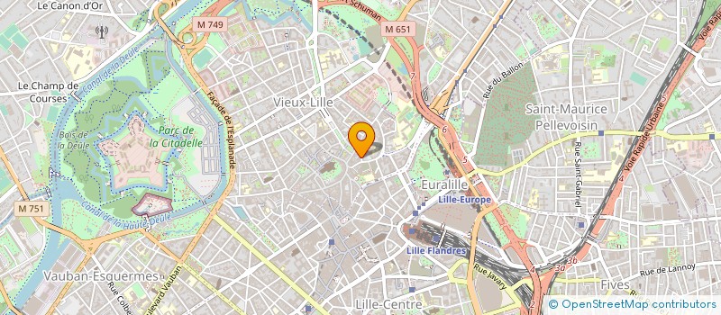localisation de l'entreprise DPJ CONSTRUCTION à LILLE