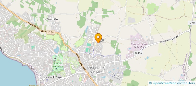 localisation de l'entreprise DPJP  BRETIGNOLLES-SUR-MER