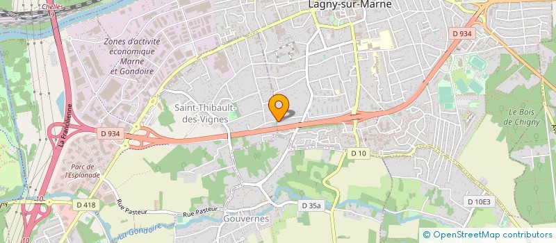 localisation de l'entreprise DPK SERVICES  LAGNY-SUR-MARNE