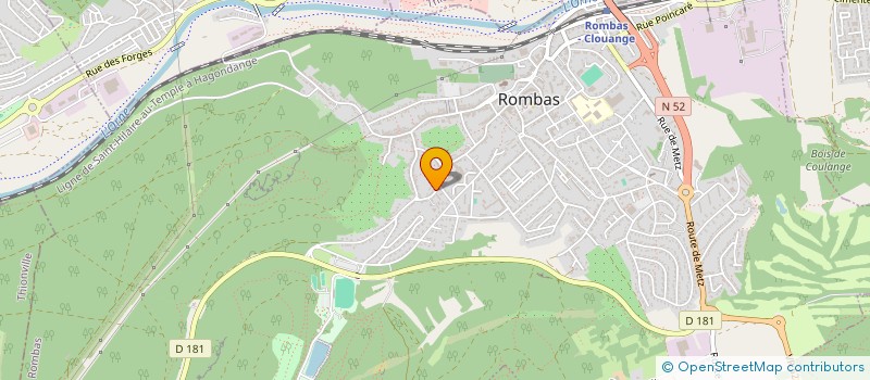 localisation de l'entreprise DPKS  ROMBAS