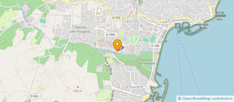 localisation de l'entreprise DPL à LE LAVANDOU