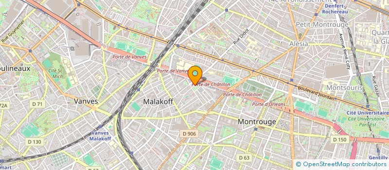 localisation de l'entreprise DPL STUDIO à MALAKOFF