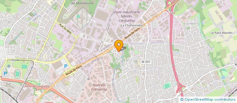 localisation de l'entreprise DPL TRANSPORT EXPRESS à NANTES