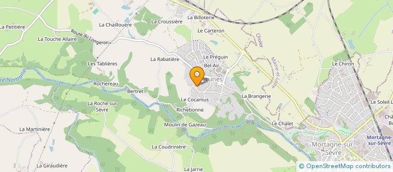 localisation de l'entreprise DPLAFONDS  MORTAGNE-SUR-SEVRE