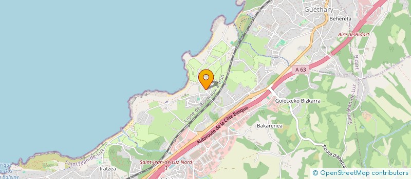 localisation de l'entreprise DPLC VIA à SAINT-JEAN-DE-LUZ