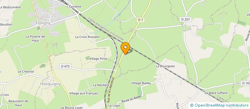 localisation de l'entreprise DPLM  EQUILLY